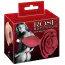 Анальна пробка Silicone Rose Butt Plug, червона - Фото №7