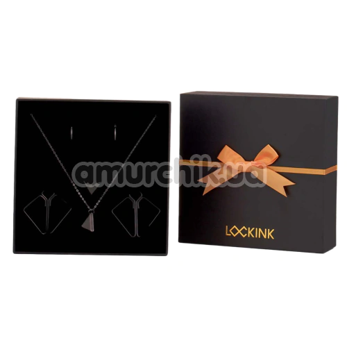 Зажимы для сосков Lockink Minimalism Metal Nipple Clamps with Heavy Pendant And Rings, серые