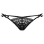 Трусики-стринги Obsessive Intensa Double Thong, черные - Фото №3