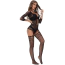 Комбинезон Star Night Open Shoulders Bodystocking, черный - Фото №3