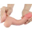 Фаллоимитатор Sliding-Skin Dual Layer Dong 7.5 с маленькой мошонкой, телесный - Фото №12