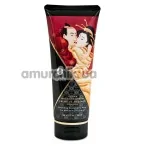 Крем для массажа Shunga Kissable Massage Cream Sparkling Strawberry Wine - клубничное вино, 200 мл - Фото №1