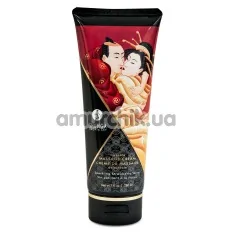 Крем для массажа Shunga Kissable Massage Cream Sparkling Strawberry Wine - клубничное вино, 200 мл - Фото №1
