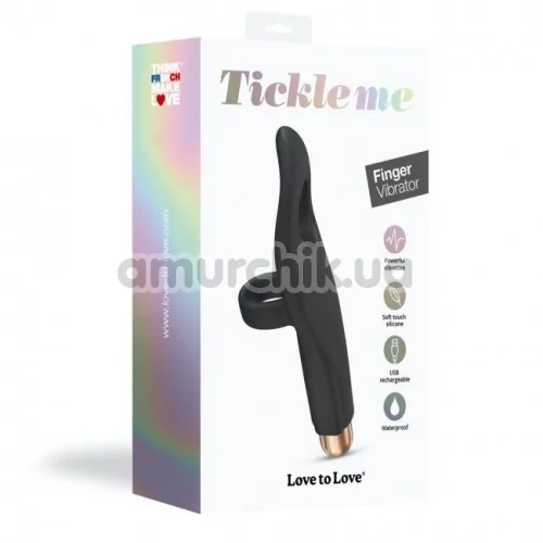 Вибронапалечник Love To Love Tickle Me, черный