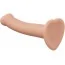 Фалоімітатор Strap-On-Me Dual Density Silicone Bendable Dildo L, тілесний - Фото №3