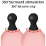 Вакуумные стимуляторы для сосков Silicone Vacuum Nipple Stimulators, черные - Фото №8
