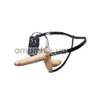 Двойной страпон с вибрацией Fetish Fantasy Series Super Penetrix Strap-on, телесный - Фото №1