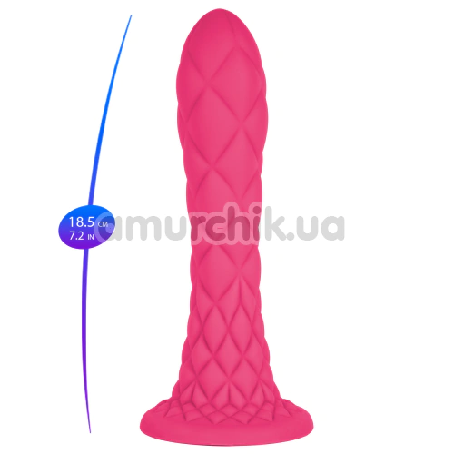 Фаллоимитатор Silexd Liquid Silicone Fantasy Dreamy Size 7, розовый