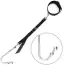 Анальный крюк с ошейником и двойным шариком Art of Sex Anal Hook Bondage Set 3, серебряный - Фото №1