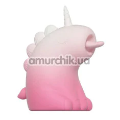 Симулятор орального секса для женщин с вибрацией Univibe Sexy Unicorn, бело-розовый - Фото №1
