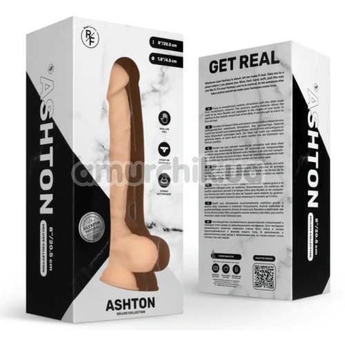Фалоімітатор RF Get Real Ashton, тілесний