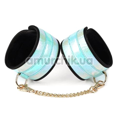 Бондажный набор Liebe Seele Blue Glossy Soft Bondage Set, голубой