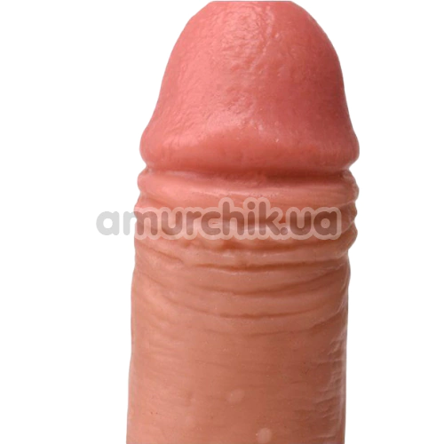 Вибратор с ротацией Classic Rechargeable Remote Control Dildo, телесный