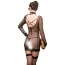 Костюм студентки JSY Sexy Lingerie SO3707 чорно-червоний: бюстгальтер + трусики-стрінги + панчохи + окуляри + сукня + краватка - Фото №2