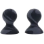 Вакуумні стимулятори для сосків Sportsheets Velvet Noir Silicone Nipple Suckers, чорно-сірі - Фото №1
