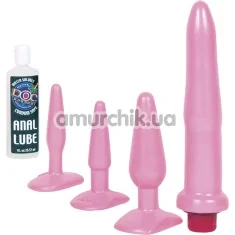 Набор из 4 предметов Juli Ashton Anal Beginner's Kit, розовый - Фото №1