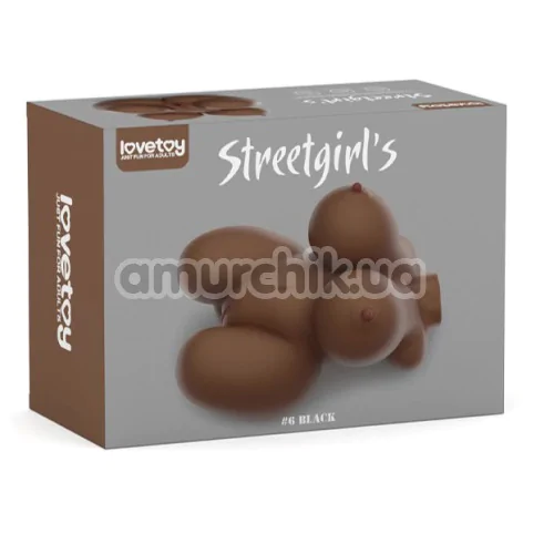 Штучна вагіна та анус Lovetoy Streetgirl's #6, коричнева