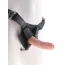 Страпон King Cock Strap-On Harness W Cock 6, тілесний - Фото №2