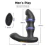 Вибростимулятор простаты с ротацией Men's Play Prostate Massager With Vibration & 360 Rotation B12, черный - Фото №7