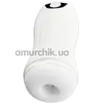 Мастурбатор с вибрацией Stroker Masturbator With 2 Functions, белый - Фото №1