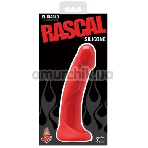 Фалоімітатор Rascal El Diablo, червоний
