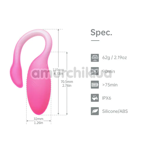 Вибратор Magic Motion Magic Flamingo Max, розовый