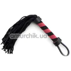 Флоггер DS Fetish Flogger S, чёрно-красный - Фото №1