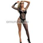 Комбінезон Star Night One Shoulder Stripe Bodystocking, чорний - Фото №1
