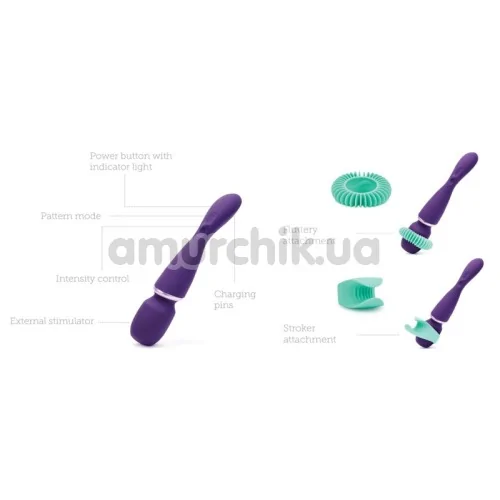 Універсальний масажер We-Vibe Wand, фіолетовий