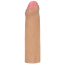 Насадка на пеніс Revolutionary Silicone Nature Extender 1, тілесна - Фото №1