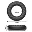 Віброкільце Rechargeable Vibrating Ring Cock CR-201116, чорне - Фото №4