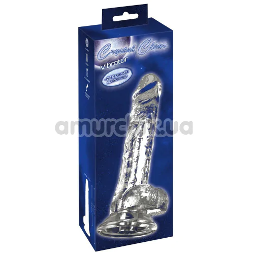 Вибратор Crystal Clear Vibrator, прозрачный