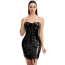 Сукня Star Night Patent Leather Corset Dress, чорна - Фото №6