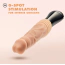 Вибратор с ротацией и толчками Dr. Skin Silicone Dr. Knight 5, телесный - Фото №11