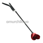 Стек Liebe Seele Flower Rhythm Leather Flowers Riding Crop, черно-красный - Фото №1