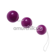 Анально-вагинальные шарики Sexual Balls, фиолетовые - Фото №1