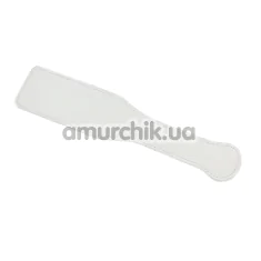 Шлепалка Glo Bondage Paddle, белая - Фото №1