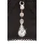 Комплект Abierta Fina Rhinestone Shelf Bra Set чорний: бюстгальтер + пояс для панчіх + трусики-стрінги - Фото №10