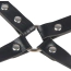 Гартери з фіксаторами для рук Star Night BDSM Garter Belt With Handcuffs And Restraints, чорні - Фото №10