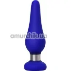 Анальная пробка ToDo Anal Plug Сlassic 10см, синяя - Фото №1