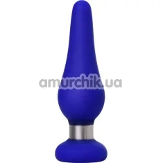 Анальна пробка ToDo Anal Plug Сlassic 10см, синя - Фото №1