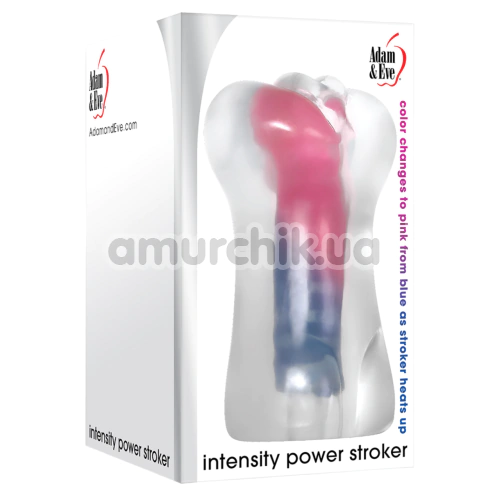 Искусственная вагина Adam & Eve Intensity Power Stroker, прозрачная
