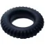 Эрекционное кольцо Baile Titan Cock Ring ребристое, черное - Фото №4