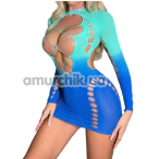 Сукня Star Night Sexy Invitation Mini Dress, бірюзово-синя - Фото №1