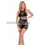 Платье-сетка Girl Gone Bad Dress, черное - Фото №1