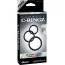 Набор эрекционных колец Fantasy C-Ringz Silicone 3-Ring Stamina Set, черный - Фото №8