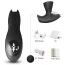 Вібростимулятор простати з ротацією Prostate Massager Bat King, чорний - Фото №11