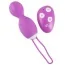 Вагинальные шарики Sweet Smile Remote Controlled Rotating Love Balls, фиолетовые - Фото №1