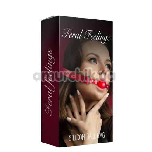 Кляп Feral Feelings Silicon Ball Gag, красный