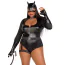 Костюм кошечки Leg Avenue Fierce Feline, черный: боди + маска + пояс с гартером - Фото №10